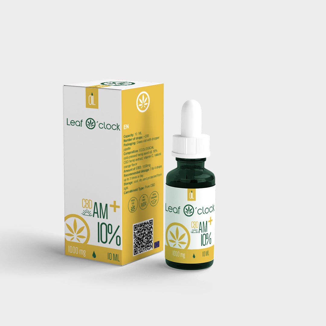 10% CBD AM+ - 10ml Bottle - Tonic Vault