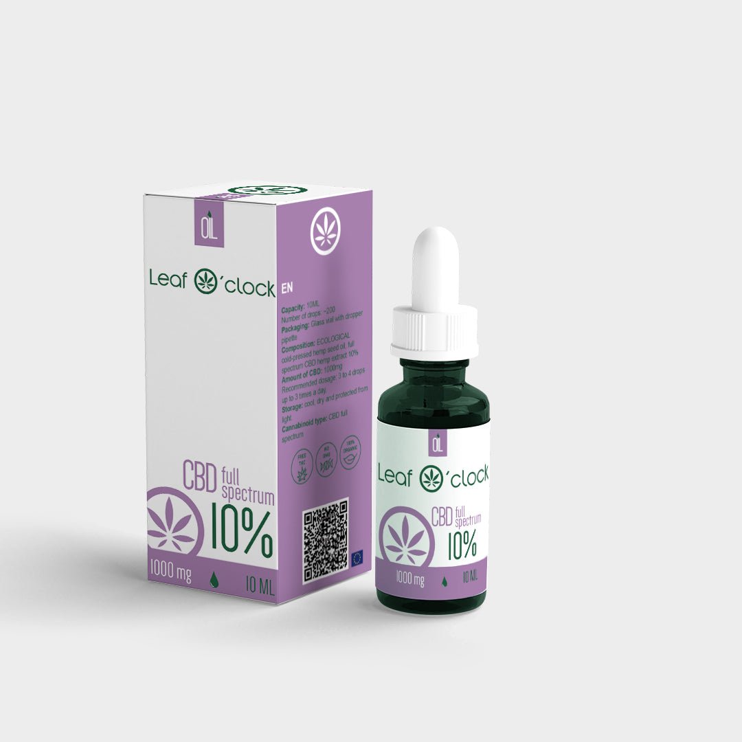 10% CBD Full spectrum - 10ml Bottle - Tonic Vault