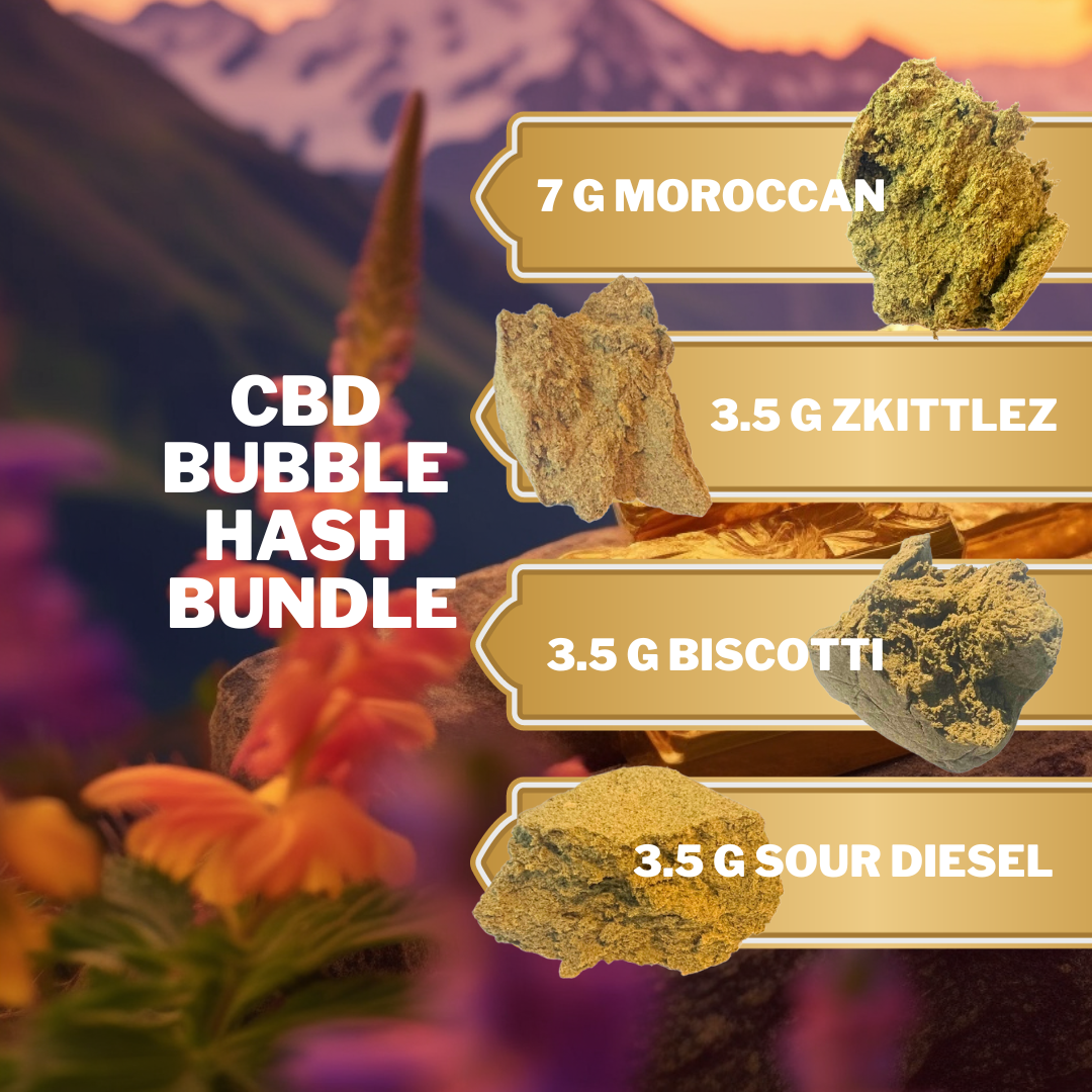 New CBD Bubble Hash Bundle