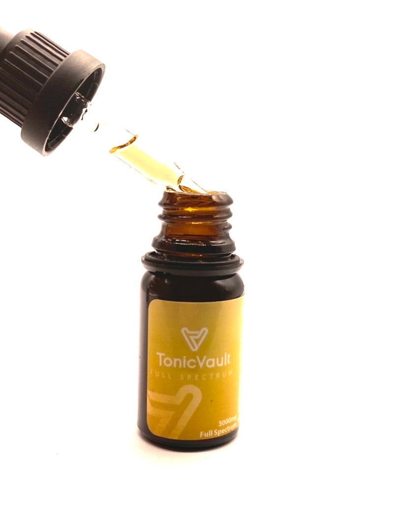 CBD Oil Drops 10ml - 1000mg - Full Spectrum MCT